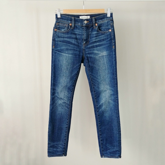 Madewell 9" High Riser Skinny Jeans Dayton Wash Size 24 - Picture 5 of 14